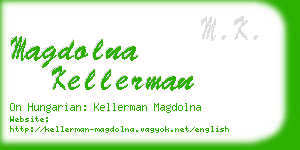 magdolna kellerman business card